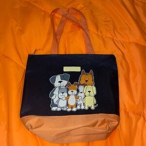 Kipper Black and Orange Tote Bag